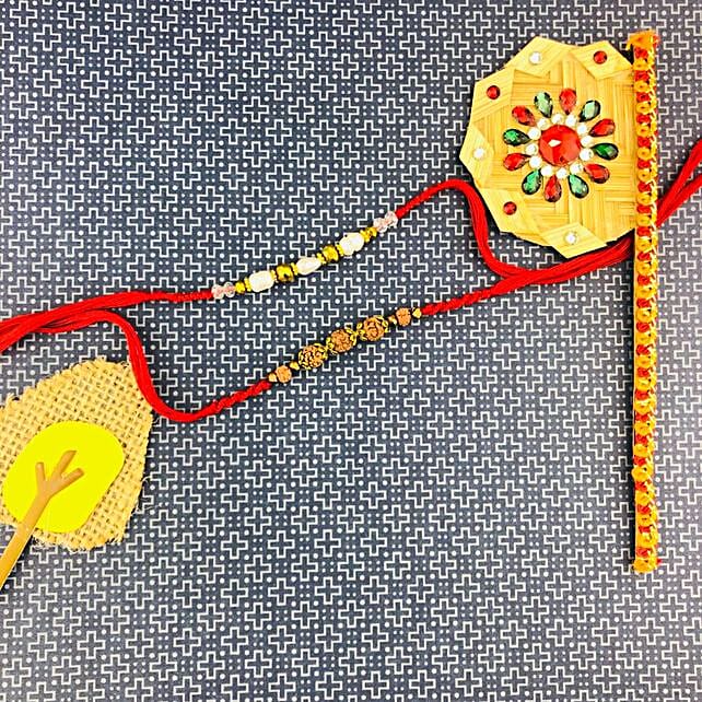 Shubh Laabh Two Rakhi Set