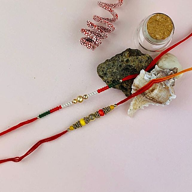 Two Lovely Rakhi Set