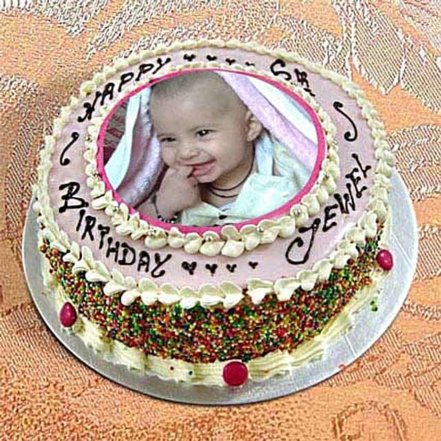 2kg Photo Cake Vanilla Sponge