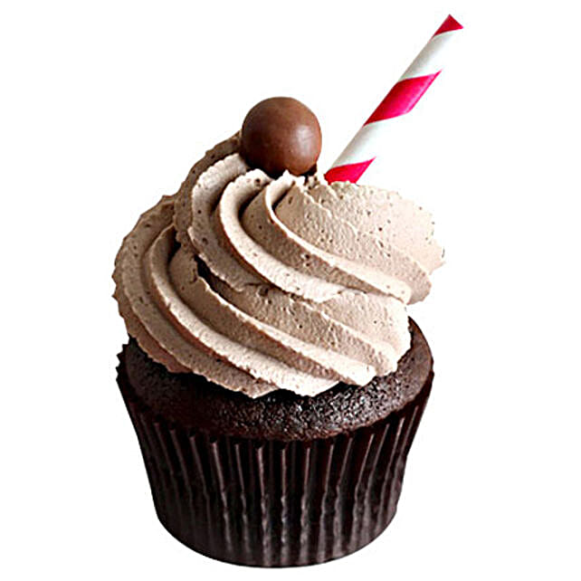 6 Chocolate Malt Cupcakes by FNP