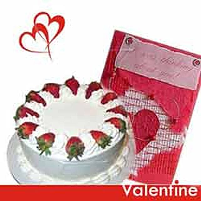A Strawberry Cake for corp