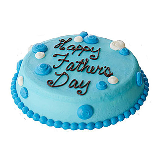 Blue Cream Fathers Day Cake 1kg