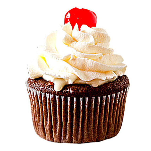 Chocolate Cherry Cupcakes 24 Eggless