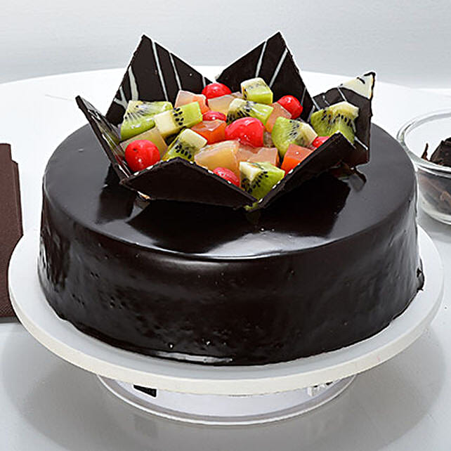 Chocolate Fruit Gateau Half kg