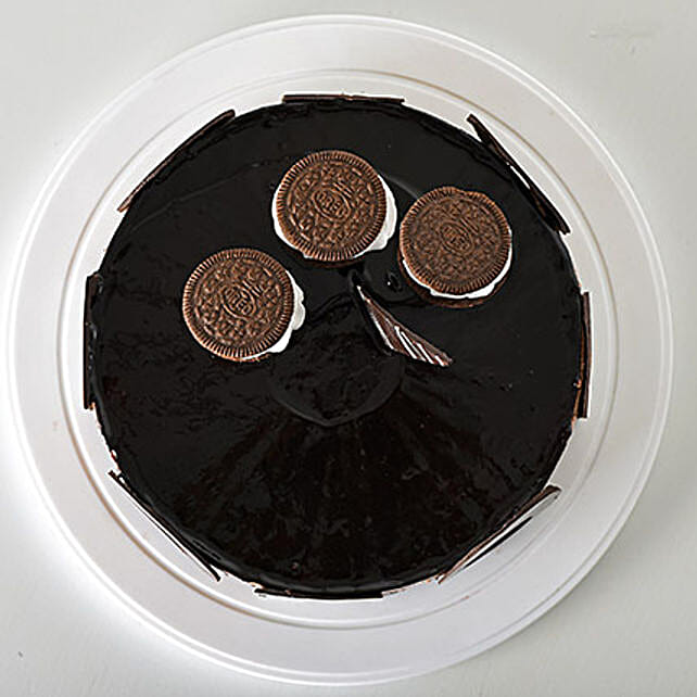 Chocolate Oreo Mousse Cake Half kg Eggless