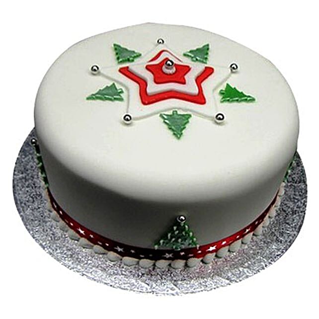 Christmas Tree Cake 3kg Eggless