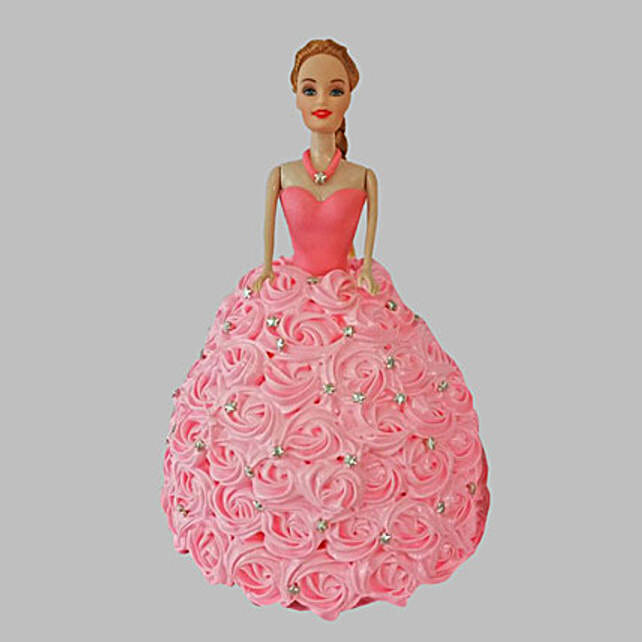 Classy Barbie Cake Butterscotch 2kg