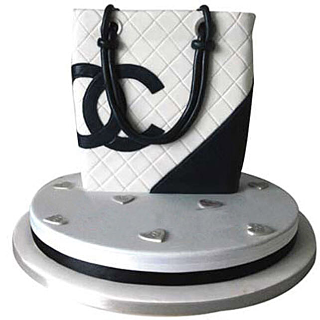 Classy Chanel Bag Cake 3kg Chocolate
