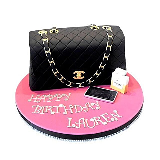 Classy Chanel Cake 2kg Eggless