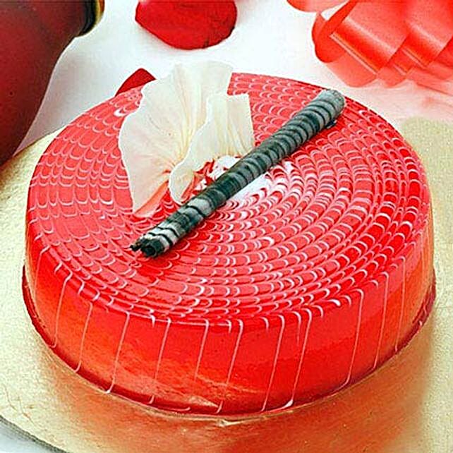 Crimson Love Cake 1KG Eggless