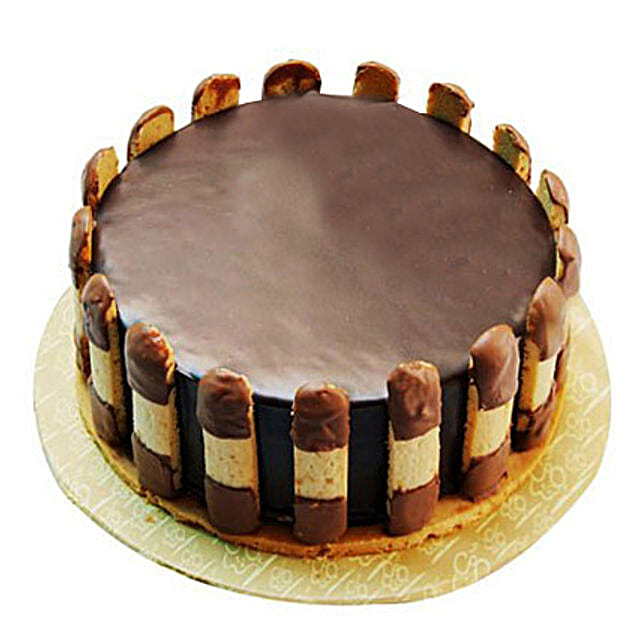Crunchy Chocolate Cake Half kg Eggless