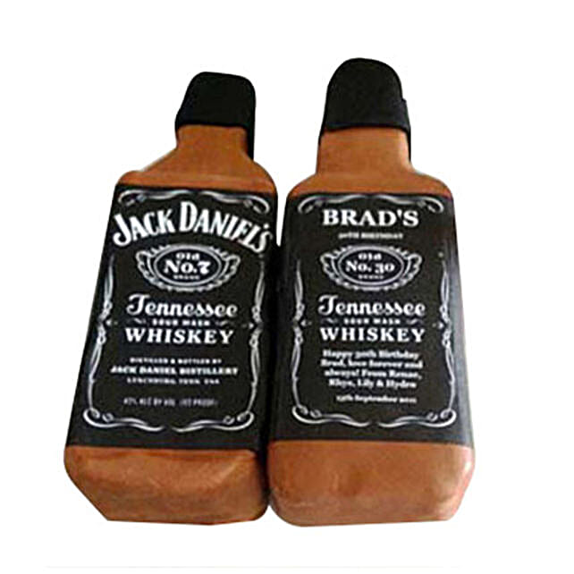 Delicious Jack Daniels Cake 3kg Chocolate Eggless