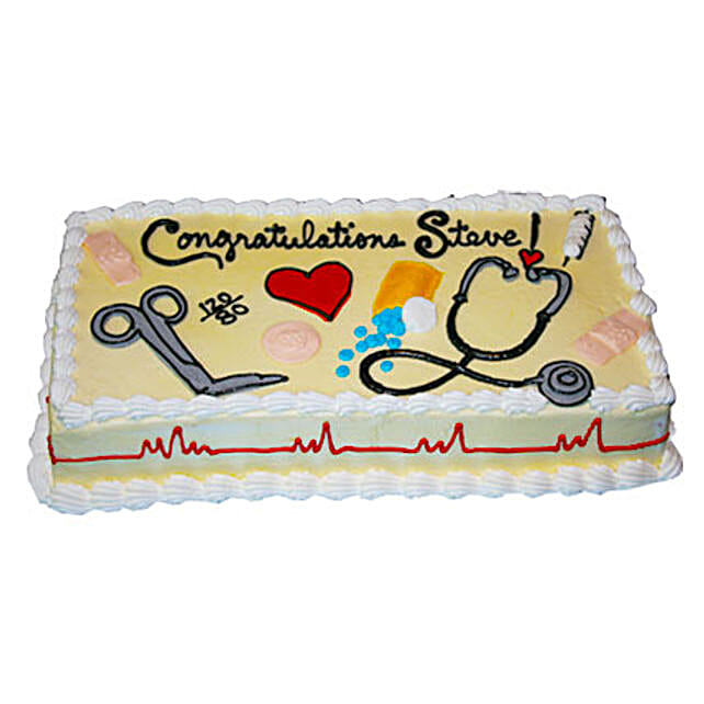 Doctors magical tools Cake 1kg Chocolate Eggless
