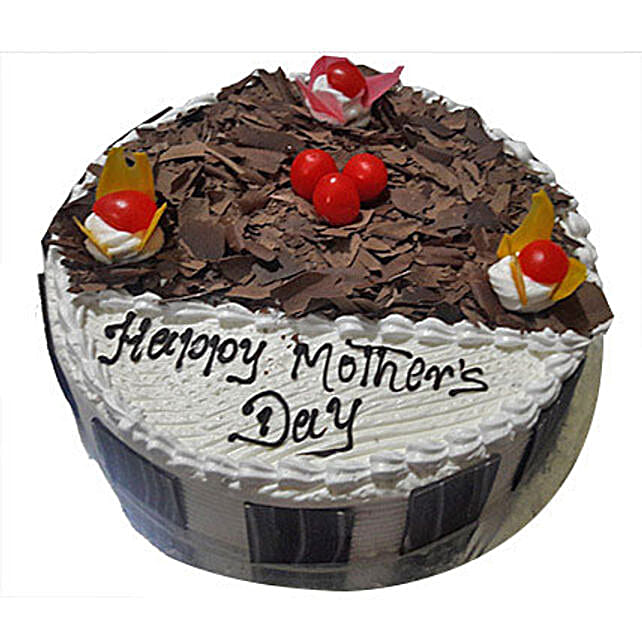 Eggless Black Forest Special Cake For Mom half kg
