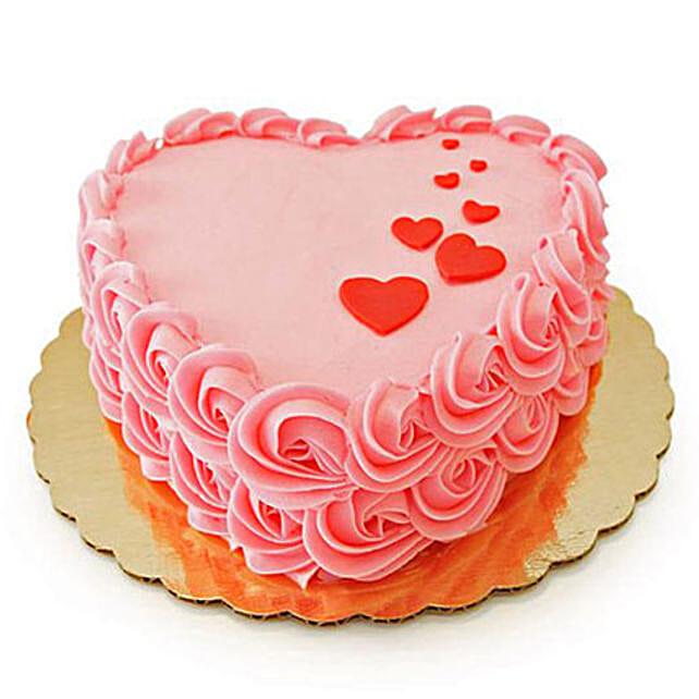 Floating Hearts Cake 2kg Chocolate Eggless