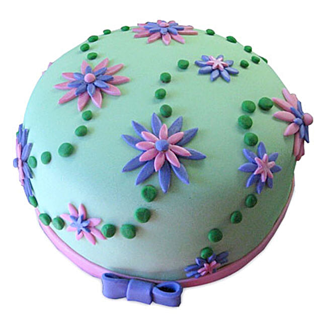 Flower Garden Cake 2kg Butterscotch