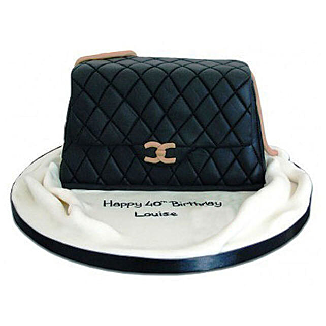Fondant Handbag Cake 2kg Eggless
