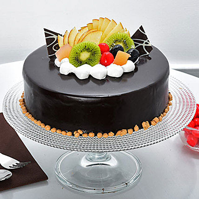 Fruit Chocolate Cake 2kg Eggless