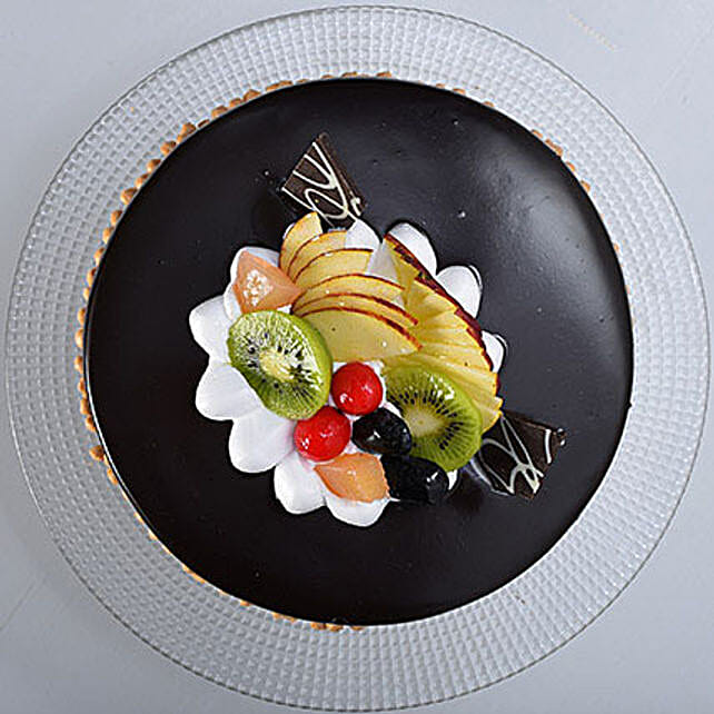 Fruit Chocolate Cake 2kg Eggless