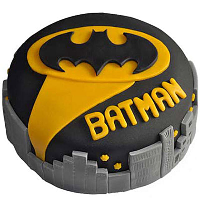 Glitzyy Batman City Cake 2kg Eggless