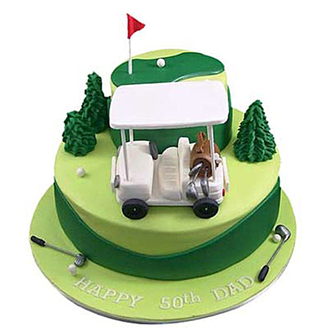 Golf Car Cake 3kg Eggless