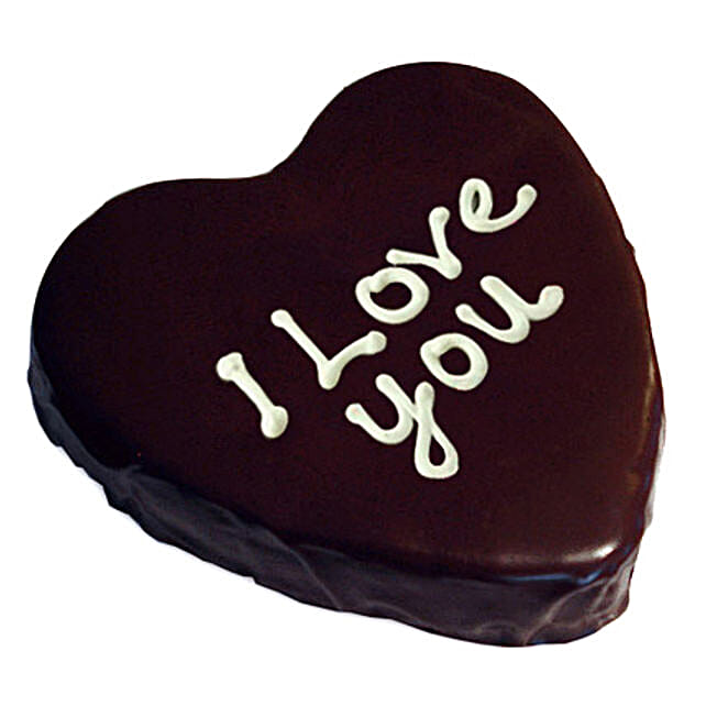 Heart Chocolate Cake 1kg Eggless