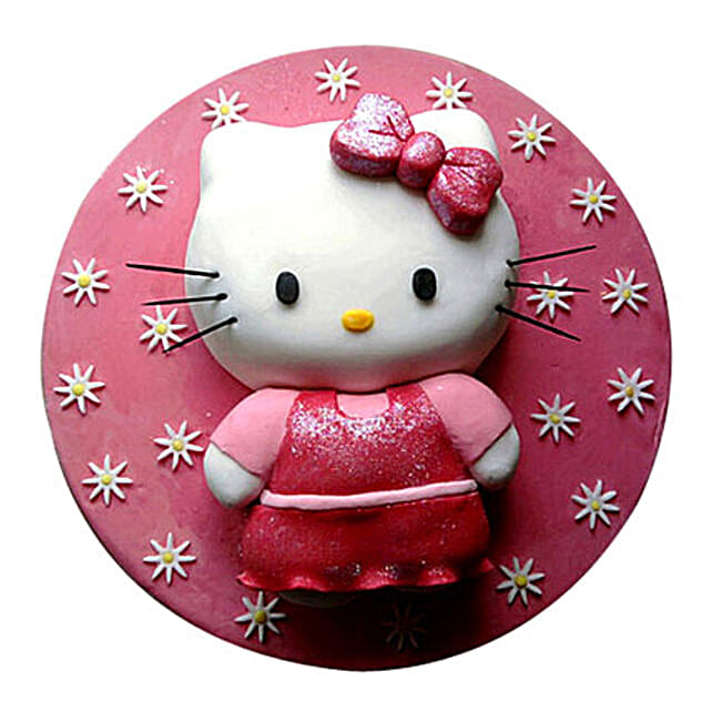 Hello Kitty Cake 3kg Vanilla Eggless