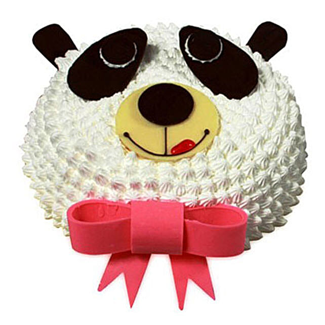 In Love With Panda Cake 2kg Eggless Vanilla