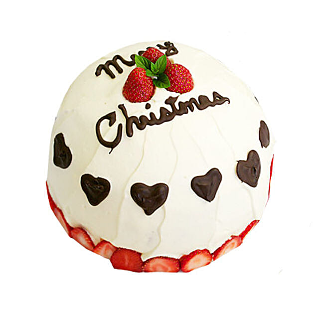 Japanese Christmas Cake 1kg Eggless