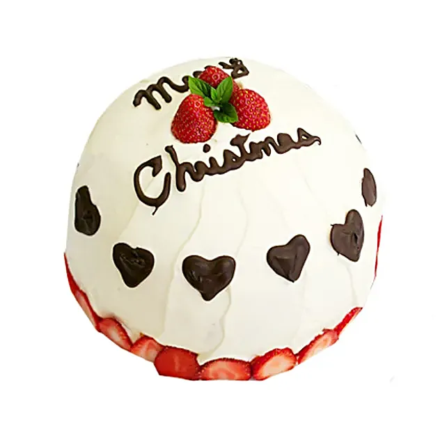 Japanese Christmas Cake 2kg Eggless