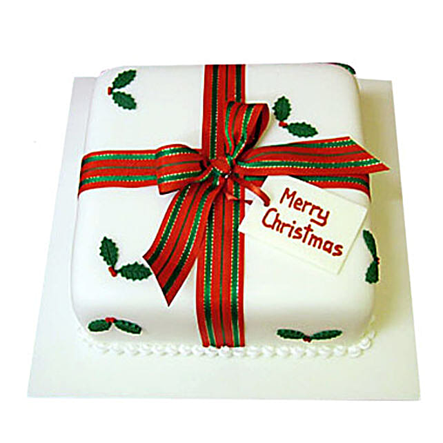 Merry Christmas Cake 1kg Eggless