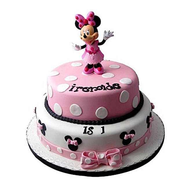 Minnie Mouse Birthday Cake 4kg Eggless