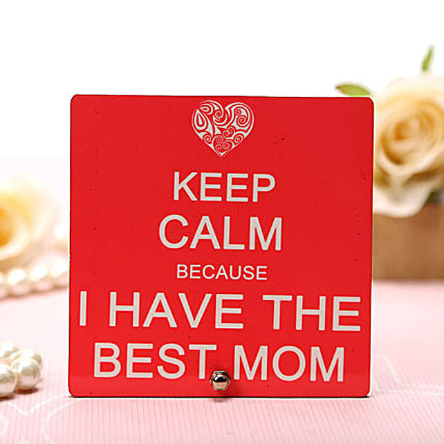 My Best Mom Plaque