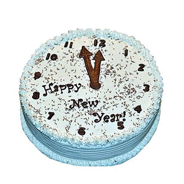 New Year Eve Cake 2kg Eggless