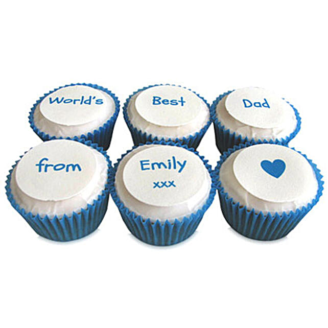 Personalized Message Cupcakes 24