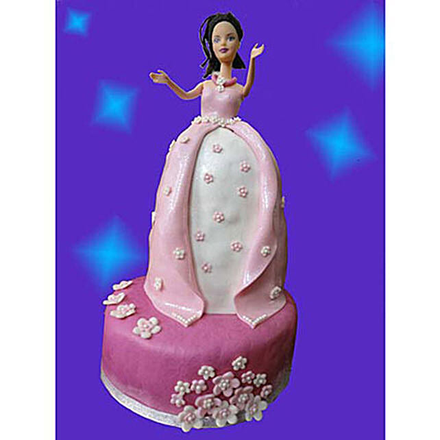 Princess Cake 2kg Chocolate Eggless