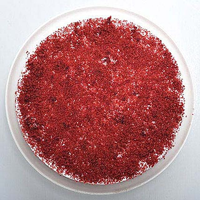 Red Velvet Fresh Cream Cake 1kg Eggless