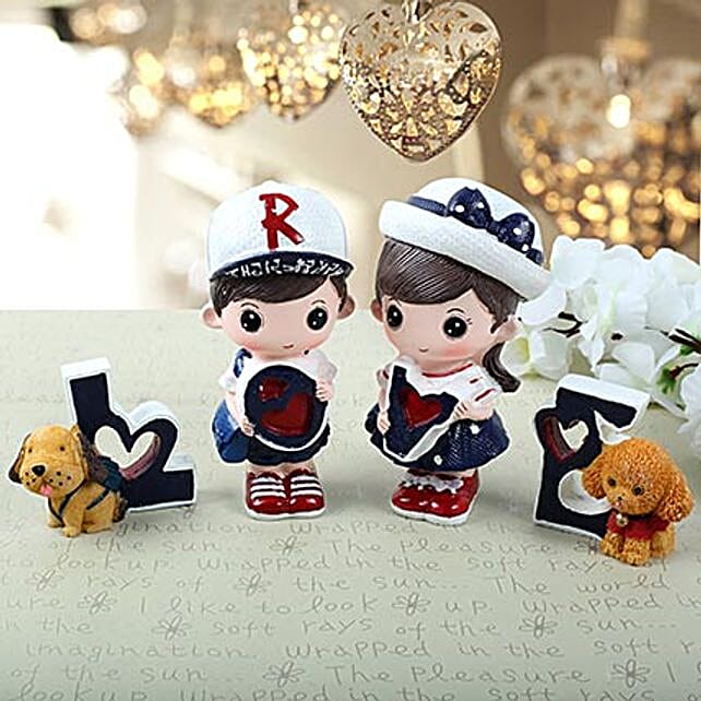 Resin Figurine Love Set