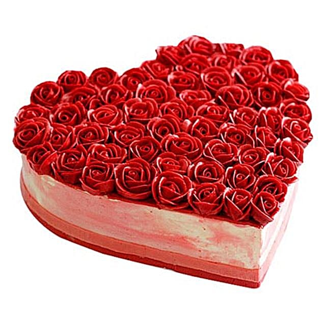 Rose Cake 2kg Eggless