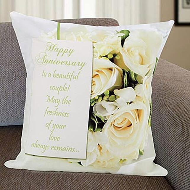 Rose Print Cushion