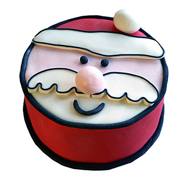 Santa Claus Xmas Cake 2kg Eggless