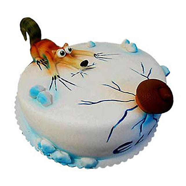 Scrat Cake 2kg Vanilla Eggless