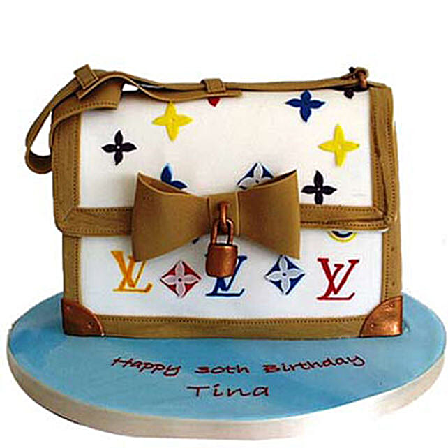 Sexy LV Bag Cake 3kg Eggless