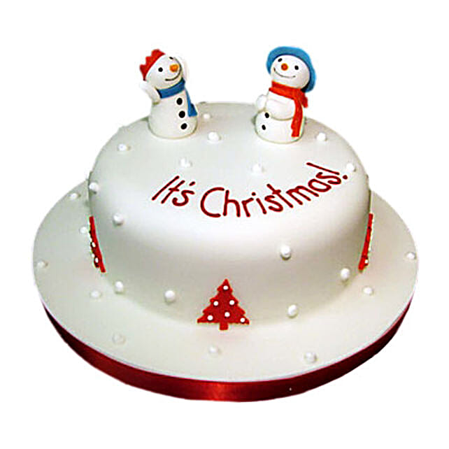 Snowman Christmas Cake 3kg Eggless