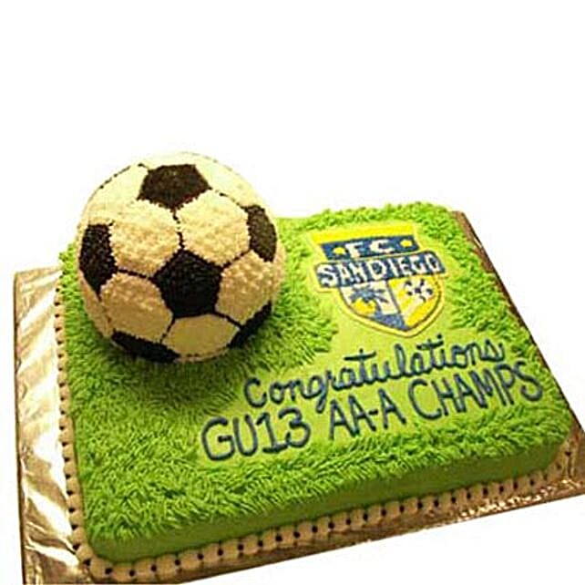 Soccer Cake 4Kg Eggless Chocolate