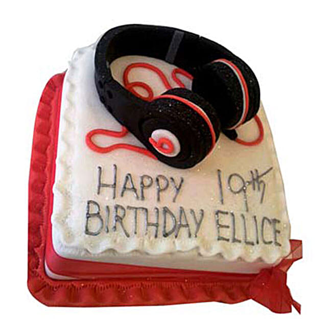 Softy Headphone Cake 3Kg Chocolate