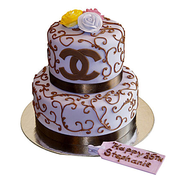Special Chanel Cake 3kg Eggless