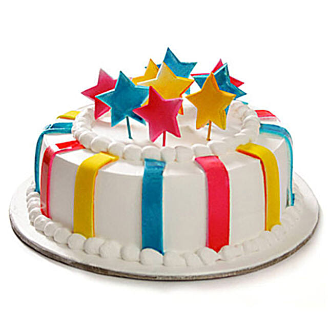 Special Delicious Celebration Cake 1kg Eggless Vanilla