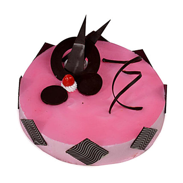 Special Delicious Strawberry Cheese Cake 2kg Eggless