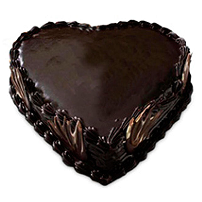 Special Heart Shape Truffle Cake 2kg Eggless